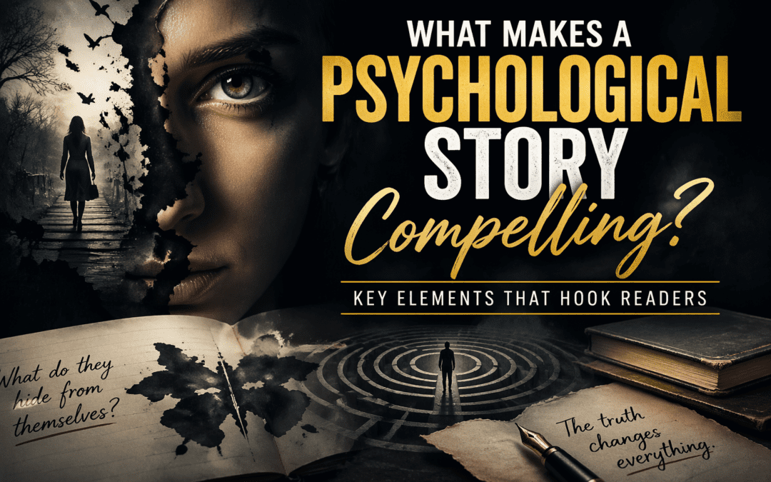 What makes a psychological story compelling with emotional tension and complex characters