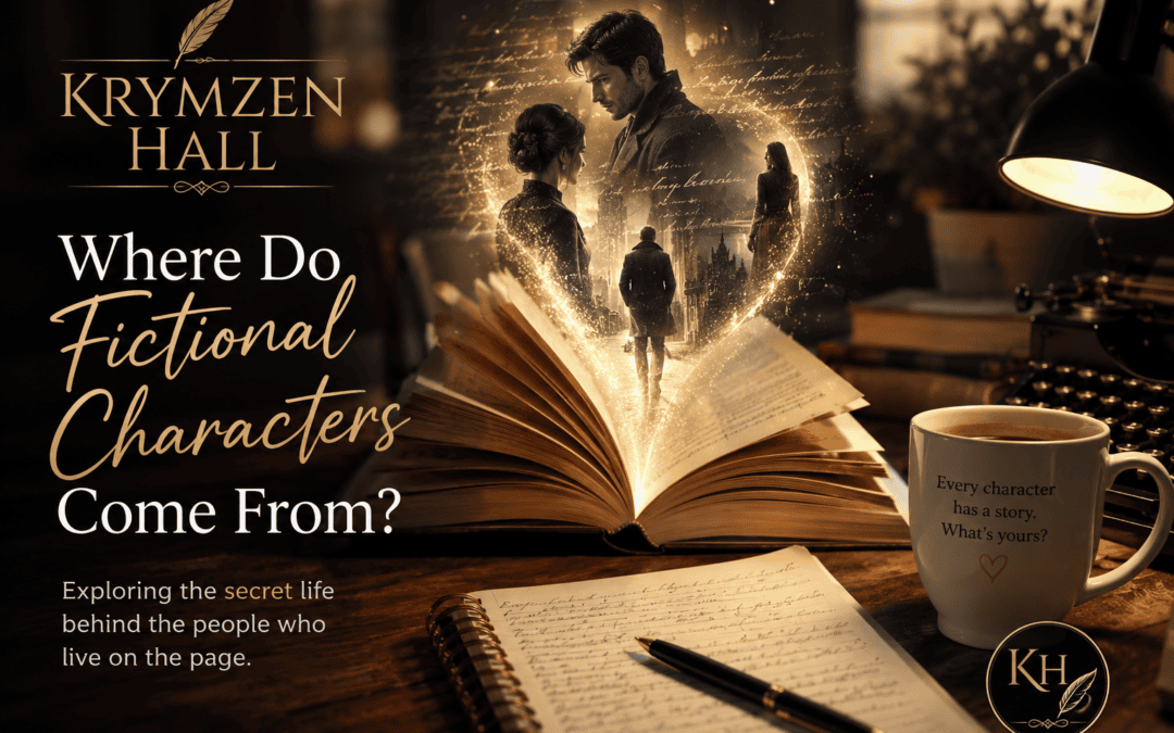 Author Krymzen Hall article where do fictional characters come from